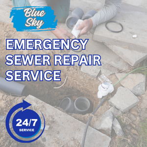 Emergency Plumber Newark - 24/7 Emergency Plumbing- Emergency sewer repair service: A team of professionals working on repairing a sewer line urgently.